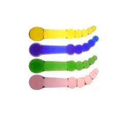    Giggles Glass Bubble G-Spot Assorted Colors  